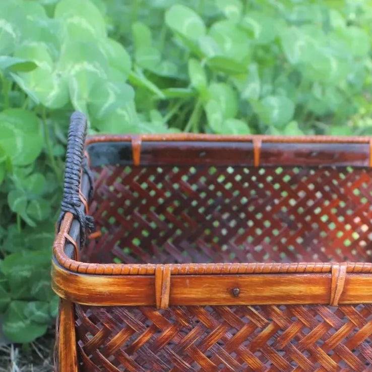 Handwoven Bamboo Basket - Bread, Fruit, Tea Set, Gift Box